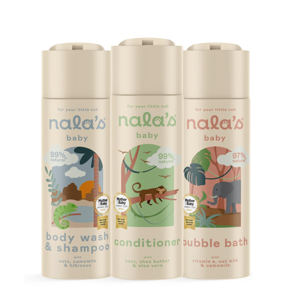 Nala's Baby Wash Bundle | Contains Body Wash & Sha