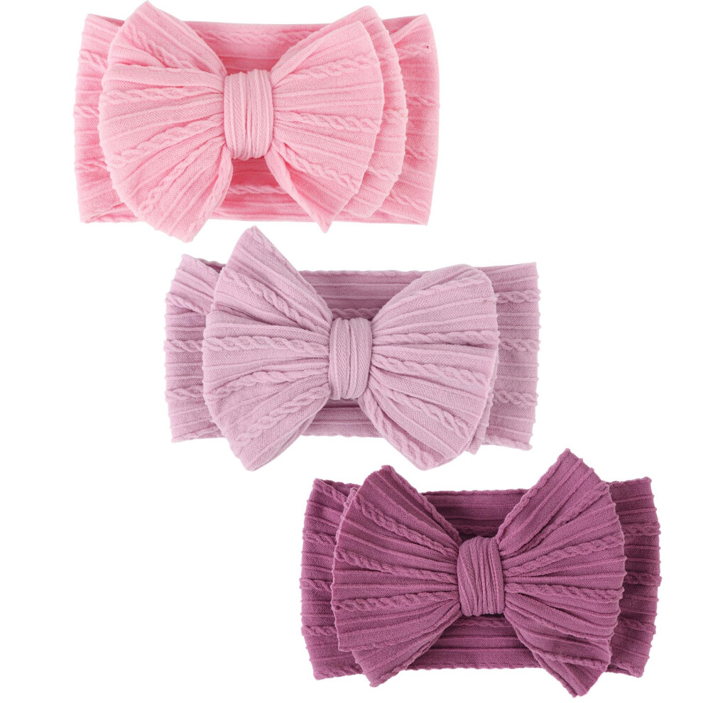 Dreshow 3 Pack Baby Headbands For Girls Newborn Ba