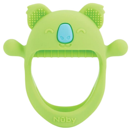 Nuby Nuby Silicone Mini Wrist Teether | Easy Grip | BPA-Free | Suitable from 3 Months Plus