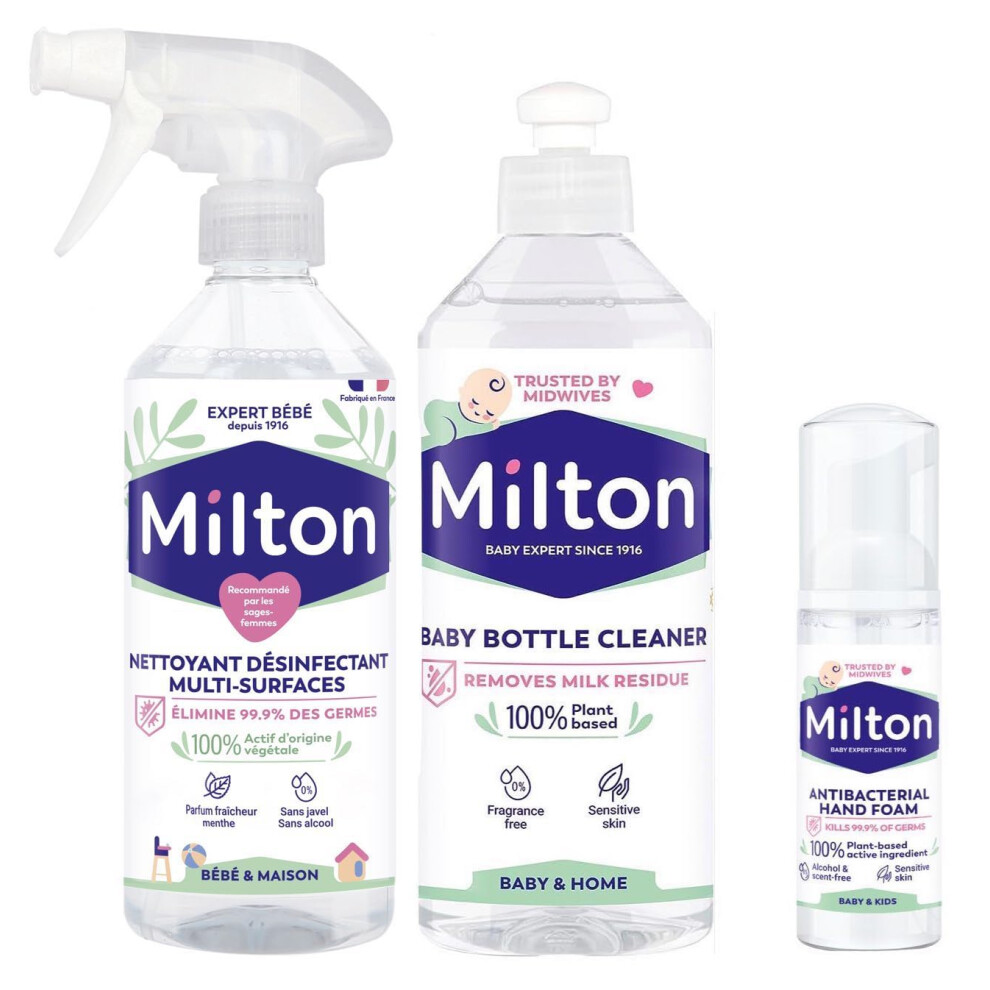 Milton Baby Bottle Cleaner 500 Ml Plus Anti Bacter Butterfox