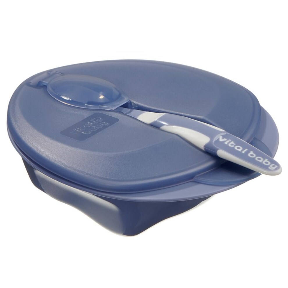 Vital Baby Nourish Weaning Bowl With Lid & Spoon 6