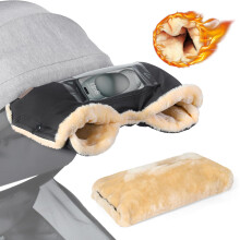 Orzbow Pram Gloves, Warm Pram Hand Muff with Faux