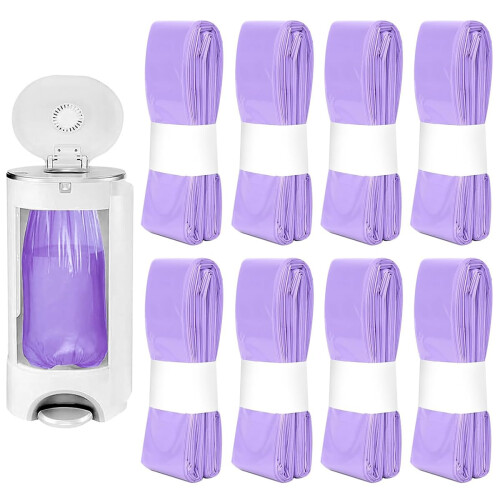 Nappy Bin Refill Bags Set - 8 Pack 4.5m Compatible
