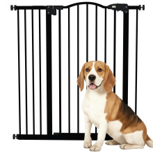 PawHut 74-94cm Adjustable Metal Pet Gate Safety Ba