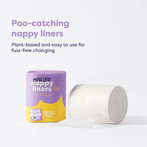 Bambino Mio, Supersoft Nappy Liners, Biodegradable 2