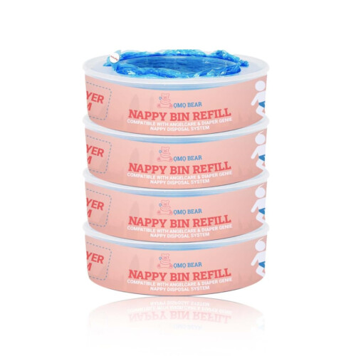 Nappy Bin Refill Cassettes, Compatible with Angelc