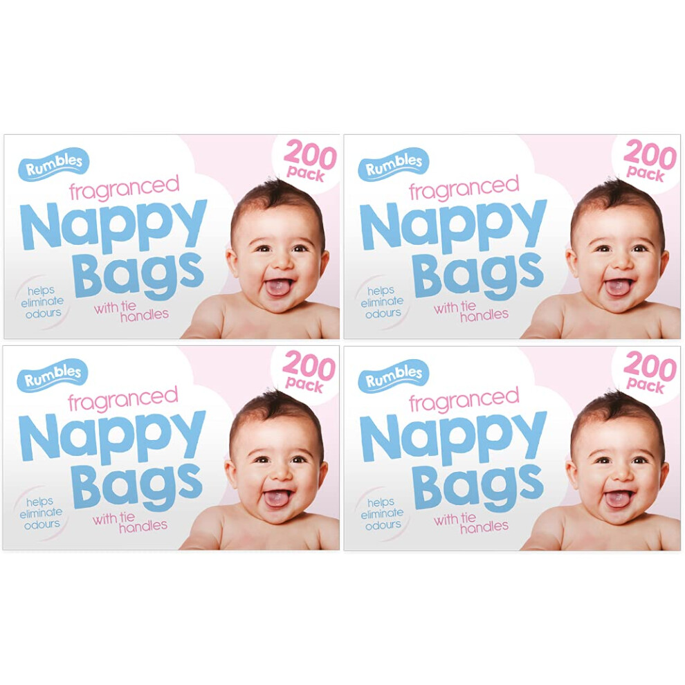 Jumbo Box - 4 X 200 Pack (800 In Total) Nappy Bags