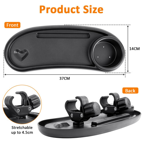 OSDUE Baby Stroller Snack Tray, 3 in 1 Stroller Cu 1