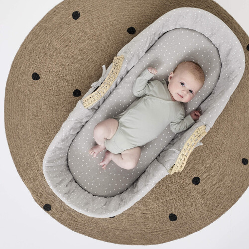 The Little Green Sheep Moses Basket Fitted Sheet, 2