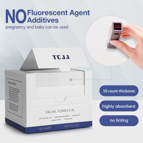 TCJJ Disposable Face Towels, Clean Face Towels, Ul 2