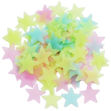 100Pcs Stars Glow in The Dark Luminous Fluorescent