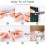 Aolso Dummy Clips Baby Pacifier Chain, 4 pcs Baby 4