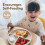 Moonkie Suction Plate Baby, Weaning Set - 3 Pcs Ba 5