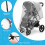 Universal Rain Cover for Pushchair Stroller, Pram 3