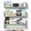 Mazjoaru Grey Floating Shelves Nursery Book Shelf 1
