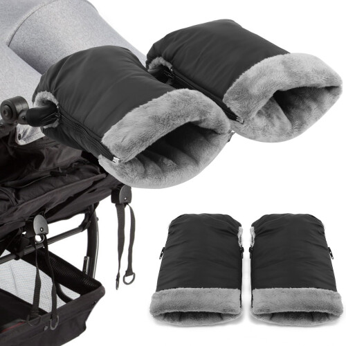 Pram Hand Muff, Stroller Fleece Hand Muff, Winter