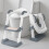 Adjustable Toilet Training Seat for Kids 1-7 Years 1