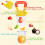 Vicloon Silicone Baby Fruit Feeder Pacifier, 3Pcs 4
