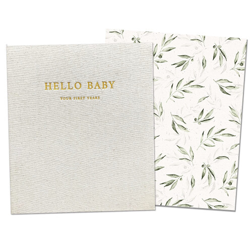 Peachly Unisex Memory Book | Minimalist First Year