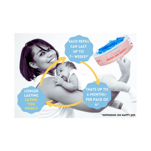 Nappy Bin Refill Cassettes, Compatible with Angelc 2