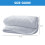 Travel Cot Mattress Topper Protector in Cosy Fleec 2