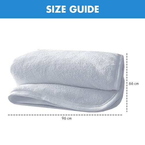 Travel Cot Mattress Topper Protector in Cosy Fleec 1
