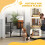 PawHut PawHut Adjustable Safety Gate w/ 2 Extensions and 8
