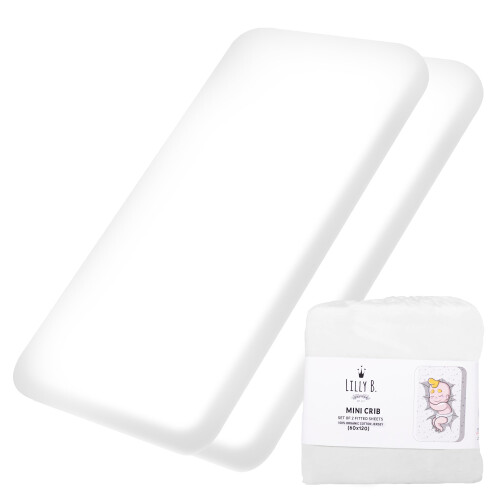 Lilly Belly -Next to me Crib Sheets - CloudSoft 10