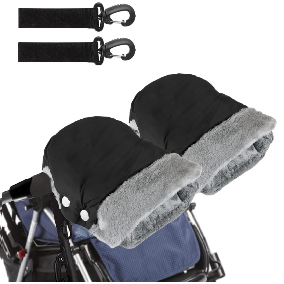 Pram Hand Muff, Stroller Warmer Gloves With 2 Medo