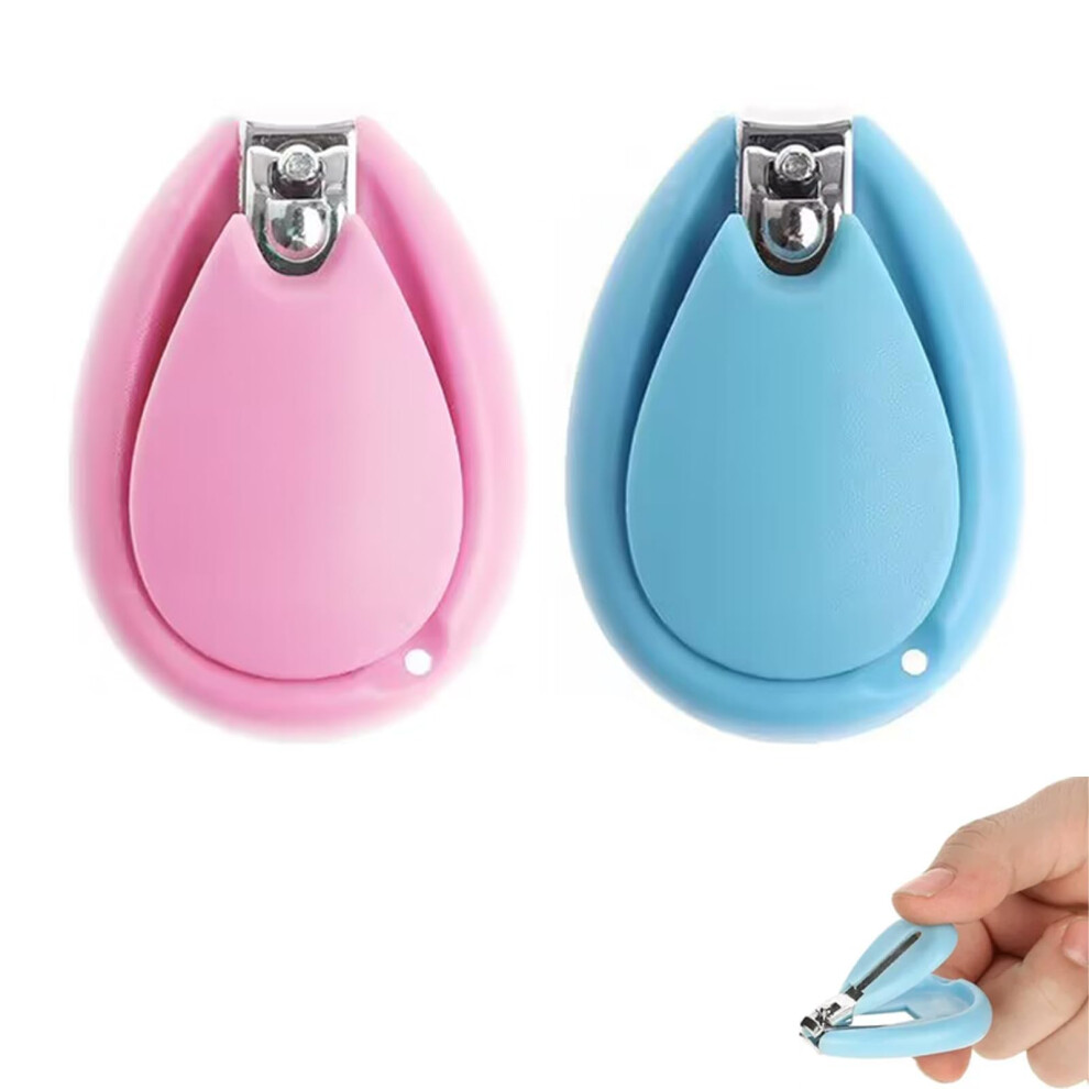 Baby Nail Clippers And File Set - 2Pc Trimmer For Newborns And Toddlers Aidi