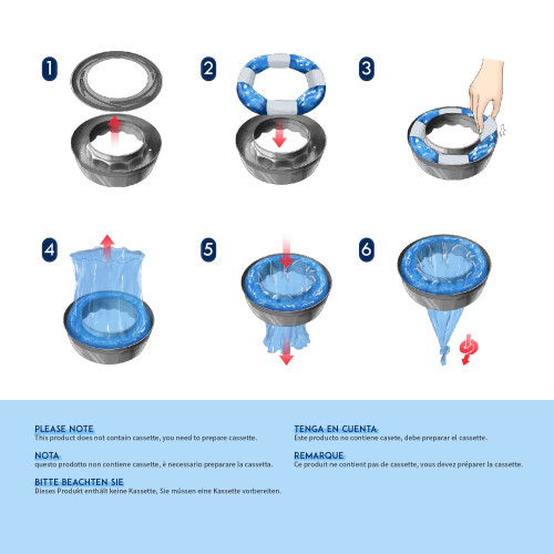Mom's Aide refill film compatible with Tommee Tipp 2