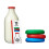 MOOPOPS (Classic) Mixed 3 pack of reusable silicon 1