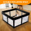 Lexixi Foldable Baby Playpen - Collapsible Activit 3