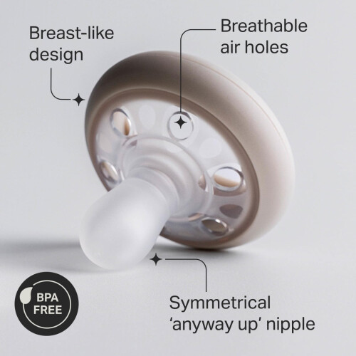 Tommee Tippee Tommee Tippee Breast-Like Soothers, 0-6m, 4 Pack, 2
