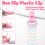 4 Pack Dummy Clips Girls, 4pcs Baby Pacifier Holde 3