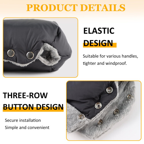 Stroller Hand Muff Windproof Anti-Freeze Pram Hand 1