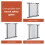 Hauck hauck 21 cm Safety Gate Extension, Dark Grey - wit 3