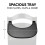Hauck hauck Alpha Click Tray, Black - Plastic Tray for A 5