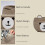 TIMEYARD Baby Basket for Nursery, Bear Gift Basket 4