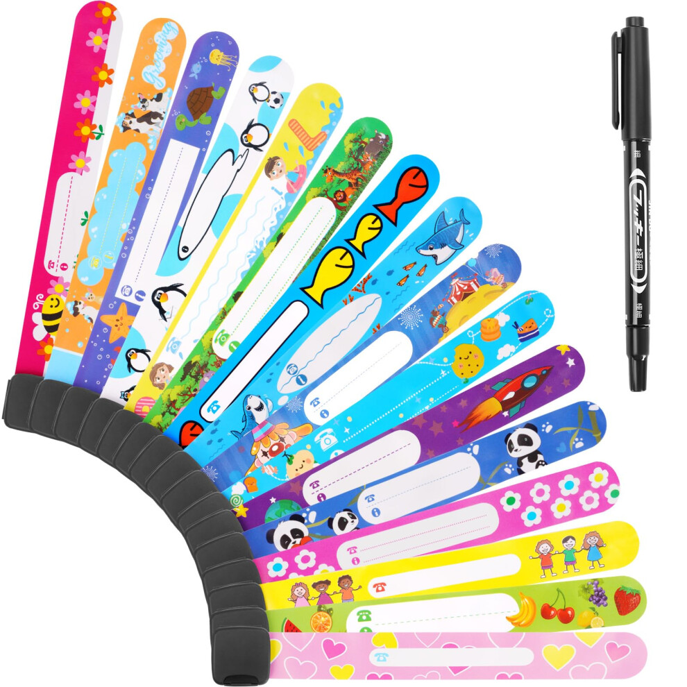 Safety Wristband Bracelets, 16 Pcs Child K Vicloon