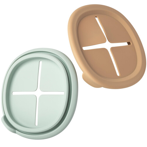 Moonkie Baby Storage Container Snack Lids for 240 ml | 2 Pack