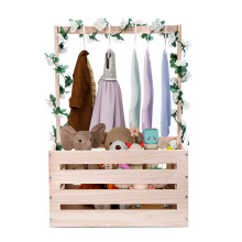 JF HOME BLISS Wooden Baby Shower Basket with Handl
