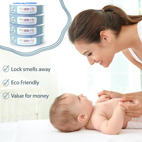 NAPPYLY nappy bin refill cassettes - Compatible wi 2