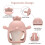 CLDY Baby Fruit Food Feeder, Mini Freezer Tray Com 7