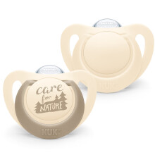 NUK for Nature Baby Dummy | 6-18 Months | Sustaina