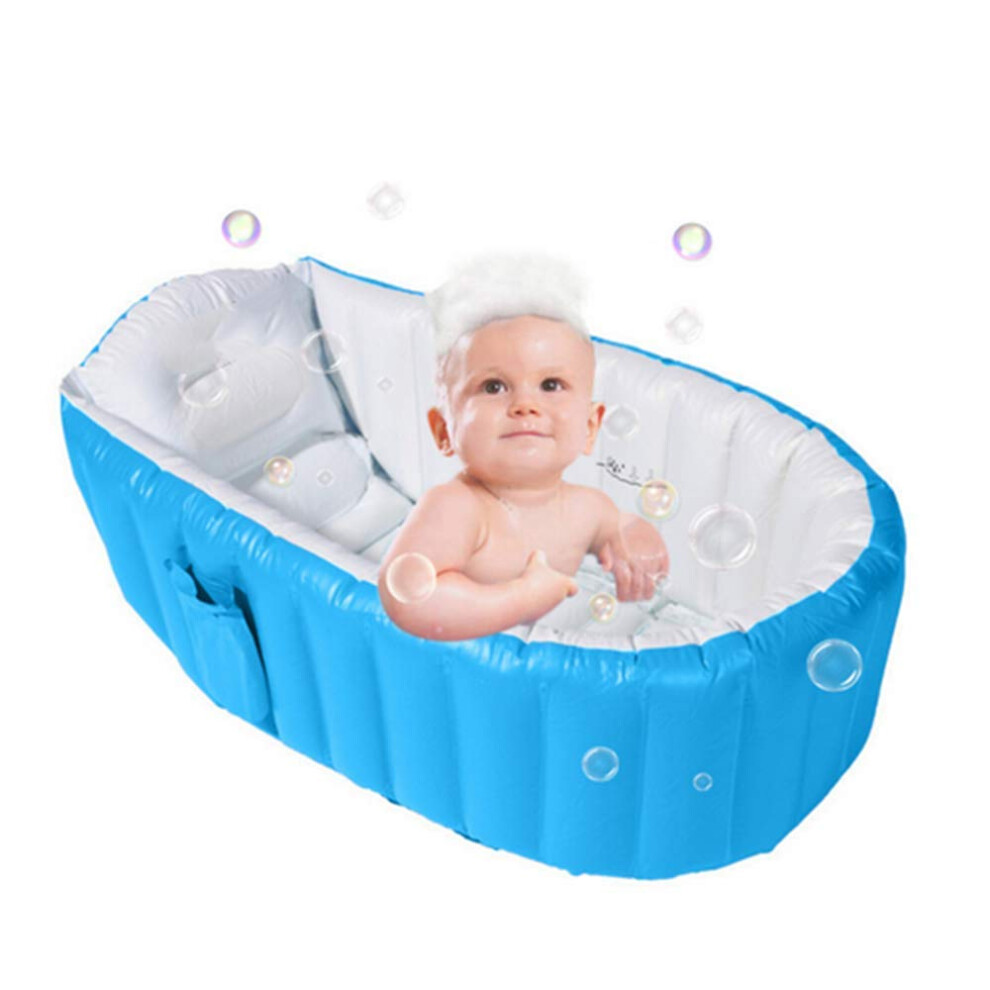 Inflatable Baby Bathtub,No Pump Kid Infan Alytimes
