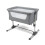 Babylo Snuggle Cuddle Co Sleeper, Slate Grey 1