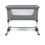 Babylo Snuggle Cuddle Co Sleeper, Slate Grey 2