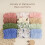 Yukkidds Baby Moses Basket Sheets 81x41cm, 3 Pack 7