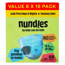 Nundies Youth Pants – Disposable Nappy Pants for K